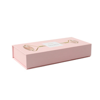 Boîte de papier magnétique vide personnalisée avec insert en mousse pour rouleau de jade Gua Sha