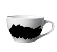 BENELUCK Ensemble Tasse et Soucoupe en Porcelaine Style Marocain Classique, Motif Floral Pastoral Personnalisé, Écologique, Hunan 180ml BL-D036 Maison