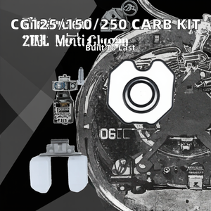 CQJB Nouveau <span class=keywords><strong>Kit</strong></span> de <span class=keywords><strong>Réparation</strong></span> de Carburateur de Moteur de Moto en Acier Inoxydable, Vente Directe Usine, <span class=keywords><strong>Réservoir</strong></span> de Carburant Droit pour Yamaha CG125 - Product Image 2