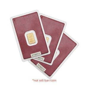 Valcambi Suisse - Estuche tipo clamshell <span class=keywords><strong>de</strong></span> cartón y plástico para barras <span class=keywords><strong>de</strong></span> <span class=keywords><strong>oro</strong></span> <span class=keywords><strong>de</strong></span> 1 <span class=keywords><strong>onza</strong></span>, con impresión <span class=keywords><strong>de</strong></span> metal precioso (solo el estuche, sin el producto) - Product Image 3