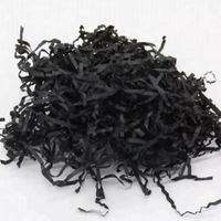 Papier de Remplissage Froissé en Gros, Emballage Écologique, Papier Cadeau, Papier Déchiqueté Noir pour Expédition