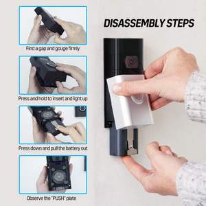 미국 재고 V4 충전식 카메라 배터리 링 초인종 1/2/3/4 스포트라이트 및 스틱 업 카메라 - Product Image 3