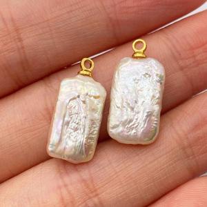 Mode naturel perle d'eau douce pendentif forme irrégulière étoile circulaire coeur <span class=keywords><strong>baroque</strong></span> perle charme pour bijoux à bricoler soi-même accessoires - Product Image 6