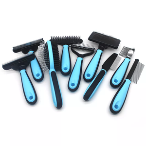 Kit per Toelettatura Animali Domestici Spazzola per Cani Pettine per Gatti Spazzola Districante e Antinodi - Product Image 1