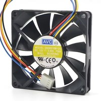 Ventilateur de refroidissement pour ordinateur de 80 mm, DS08015B12U, 12 V, 0,60 A, 80*80*15, PWM, pour châssis AVC