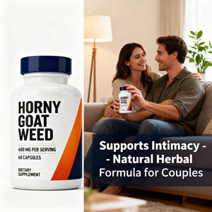 Super food Horny Goat Weed Kapseln für Männer Gelenk gesundheit & Libido Boost Vitamin Kräuter ergänzungen - Product Image 2