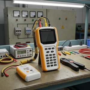 เครื่องวัดพลังงานไฟฟ้าแบบพกพา ZKJ10E เฟสเดียว ความแม่นยำสูง พร้อมอุปกรณ์ทดสอบปรับเทียบแบบดิจิทัลในสถานที่ - Product Image 4