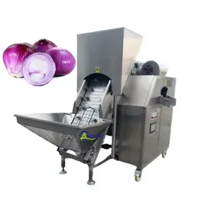 1000kg kırmızı soğan soyma makinesi soğan kökleri kesme makinesi soğan dilimleme makinesi