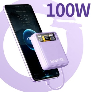 <span class=keywords><strong>Power</strong></span> Bank Portatile 20000mAh PD 22.5W con Display Digitale, Cavo di Ricarica Rapida, Batterie e Adattatore di Alimentazione Mobile - Product Image 6