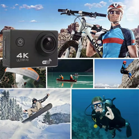 Cámara Deportiva JW26 con Pantalla Táctil, Resistente al Agua, Wifi, 4k HD, para Motociclismo, Vlog al Aire Libre