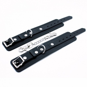 SM ürünleri için sınırlamalar seks oyuncak kadın için deri kelepçe SM kiti ile BDSM topu ağız mouth yetişkin seks esaret çiftler için - Product Image 6