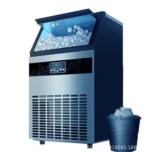CE प्रमाणीकरण के साथ वाणिज्यिक खाद्य ग्रेड बर्फ घन निर्माता फास्ट पोर्टेबल बर्फ ब्लॉक बनाने की मशीन बिक्री के लिए यूरोप