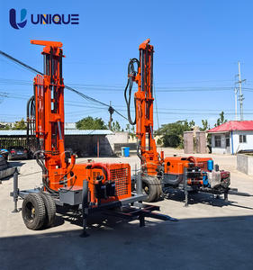 Gran oferta, 100M, 150 metros de profundidad, plataforma hidráulica automática completa, máquina perforadora de pozos de agua, máquina perforadora de ruedas a la venta - Product Image 3