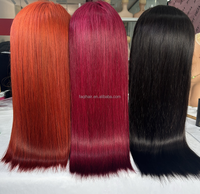 Proveedor Mayorista de Pelucas de Cabello Natural Vietnamita de Alta Calidad, Pelucas con Frente de Encaje HD, Lisas, sin Pegamento, para Mujeres Negras