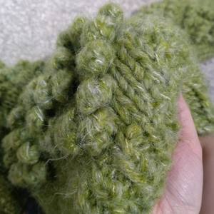 <span class=keywords><strong>Cardigan</strong></span> aperto con pompon lavorato <span class=keywords><strong>a</strong></span> maglia, morbido <span class=keywords><strong>Cardigan</strong></span> <span class=keywords><strong>a</strong></span> forma di cuore da donna, lavorato <span class=keywords><strong>a</strong></span> <span class=keywords><strong>mano</strong></span>, grosso <span class=keywords><strong>Cardigan</strong></span> oliva - Product Image 2