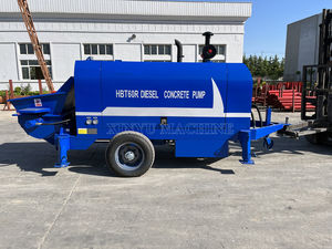 Pompe de livraison de béton diesel à vente chaude haute efficacité de livraison 40 mètres cubes pompe de remorque en béton à vendre - Product Image 1