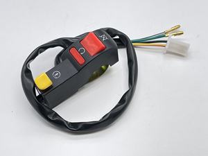 Accessoires pour motos, interrupteur de moto, interrupteur d'arrêt et de démarrage, interrupteur de klaxon et de phare, interrupteur de klaxon 4 fils - Product Image 4