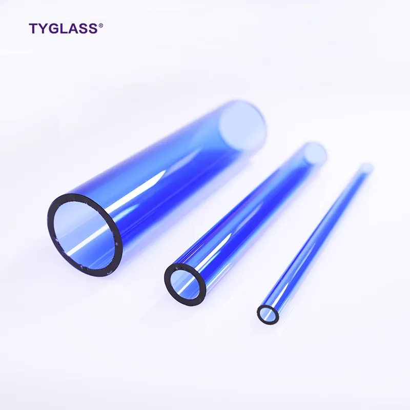 Su misura di colore tubo di vetro borosilicato 17 colori tubi tubi e 28 colori bacchetta di vetro in Cina
