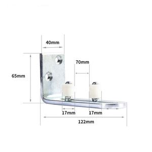 รางเลื่อนประตูบานเลื่อนแบบติดผนังปรับระดับได้ WEKIS ทำจากสแตนเลส - Product Image 5