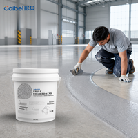 Peinture de revêtement de sol époxy industrielle Caibel - Application liquide bicomposante au pinceau pour hôtel, centre commercial, bureau, parking, garage, aéroport