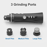 Shernbao PNG-008L - Cortaúñas Eléctrico Profesional para Perros, Recortador de Uñas para Mascotas de Alta Potencia, Cortaúñas Recargable Ultrasilencioso