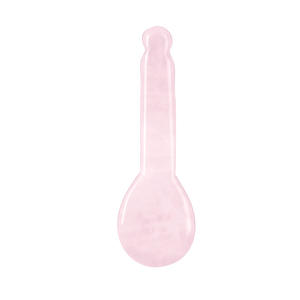 Jade <span class=keywords><strong>gua</strong></span> <span class=keywords><strong>shua</strong></span> rose cristal coeur visage rouleau Point Stylo Papillon Cuillère Forme - Product Image 3