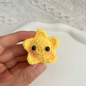 Handmade Shy Star Keychain Cute Crochet Key Chains Accessories Knitted <b>Bag</b> Charm Car Keys Women Unique Gifts Star <b>Blush</b> Keychain - Product Image 2