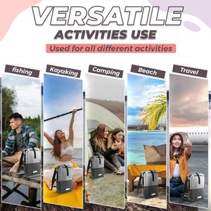 Échantillon gratuit : Sac à dos étanche pour camping, kayak, flottaison, voyage, activités de plein air, kayak, rafting, navigation, pêche - Product Image 5