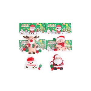 Meilleures ventes transfrontalières : Jouets à presser en TPR pour Noël – Motifs Père Noël, Bonhomme en pain d'épices, Bonhomme de neige – Nouveaux cadeaux anti-stress - Product Image 6
