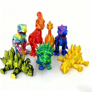 ZGFANTO Modèle de dinosaure de dessin animé personnalisé OEM, série monstre, modèle de jouet articulé en plastique imprimé en 3D Y1112003 pour la digestion - Product Image 1