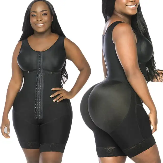 Wholesale slimming girdle body shaper plus size butt lifter faja colombiana bodysuit shapewear for women tummy control