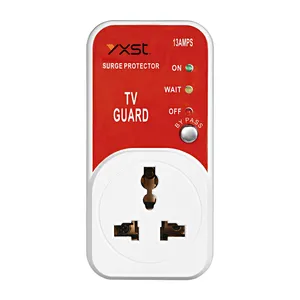 YXST 1905 UK plug type fridge guard tv guard surge protector 13A under /over voltage protector