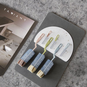 El Juego <span class=keywords><strong>de</strong></span> cepillos <span class=keywords><strong>de</strong></span> limpieza diaria para madre y bebé incluye esponja <span class=keywords><strong>de</strong></span> material PP, copa para pezones y cepillos para biberones - Product Image 5