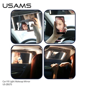 USAMS Venta caliente multifuncional de estilo Simple chica regalo de espejo de maquillaje con Led - Product Image 4