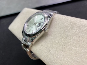 Reloj Mecánico de Lujo de Super Calidad, Resistente al Agua, 41 mm, Acero CFactory 904l, Movimiento 3235, 126-334, Correa de Reloj de Lujo Blanca - Product Image 5