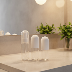 Flacon de voyage cosmétique en PET de qualité supérieure 30ml 40ml 50ml avec pompe à lotion et pulvérisateur pour pilules et capsules - Product Image 3