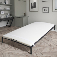 Lit d'appoint moderne pliable en métal de haute qualité pour hôtel, lit king size portable pour appartement, mobilier de chambre pliable facile à assembler