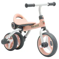 Melhor Qualidade EN71 ASTM Crianças Ride on Car Push Andando de Bicicleta 3 In1 Alumínio Brinquedo Triciclo Bebê Bicicleta Crianças