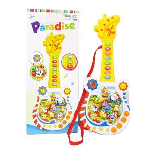 Chitarra Elettrica per Bambini Jinming con Animali in Inglese, Luci e Musica - Product Image 2