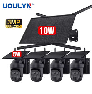 Ubox Açık Hava Su Geçirmez 10W 4G Sim Kartlı Güneş Enerjili Router ve 3MP WIFI Ağ Güneş Enerjili Güvenlik PTZ CCTV Ağ Kamera Sistemi - Product Image 1