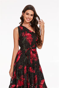 Haute Qualité <span class=keywords><strong>Bon</strong></span> <span class=keywords><strong>Prix</strong></span> <span class=keywords><strong>Chic</strong></span> Moderne Femmes Confortable Floral Brodé Longue <span class=keywords><strong>Robe</strong></span> - Product Image 6