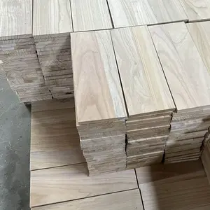Paulownia Board Vingerverbinding Massief Houten Plank Voor Wandplaat