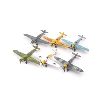 Modèle d'avion en plastique BF109 1:48, jouets militaires, Spitfire, avion de chasse de l'armée, modèle de construction éducatif en plastique, jouets pas chers pour enfants