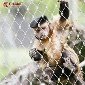 5x5 khỉ bao vây lưới dệt dây thép không gỉ Zoo lưới lưới x có xu hướng hình mịn sáng phong cách ferruled mịn sáng - Product Image 3