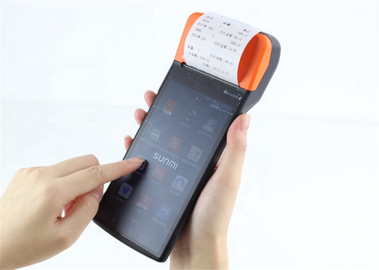 WIFI 4G LTE multi-touch Écran De Terminal Portable Portable Android Pos Machine de facturation pour le restaurant