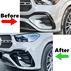 ฝาครอบตะแกรงไฟตัดหมอกกันชนหน้า StarNav สำหรับ GLE-Class W167 C167 GLE450 GLE53 AMG 2024+ สติ๊กเกอร์ช่องดักอากาศด้านหน้า - Product Image 6