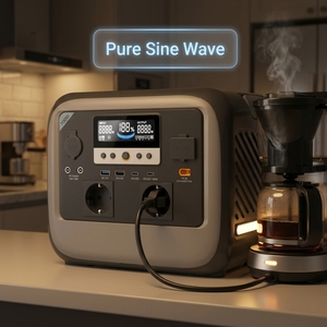 Générateur solaire portable 300W, station d'alimentation USB-C PD 100W 3.0 12V, onde sinusoïdale pure, camping, maison, extérieur - Product Image 2