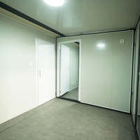 Maison conteneur pliable de 20 pieds, résistante au vent, durable, écologique, imperméable, kit de maisonnette facile à assembler pour la vie des adultes