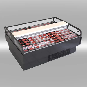 Réfrigérateur de charcuterie numérique refroidi par air commercial Réfrigérateur de boucher à affichage de viande et de poisson frais à température unique pour les magasins - Product Image 3