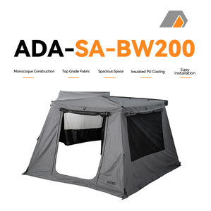 ADA OVERLAND Auvent de toit de voiture 270° avec revêtement graphène, design élégant, 3 pièces, pour l'extérieur, 2m et <span class=keywords><strong>2</strong></span>.5m, <span class=keywords><strong>abri</strong></span> mural - Product Image 3